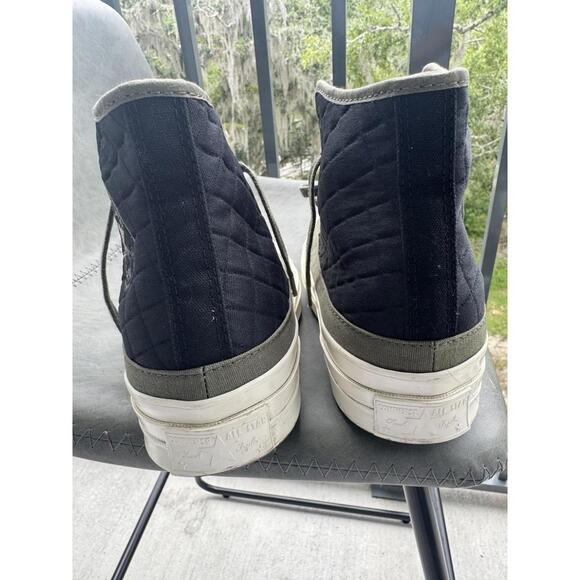 Converse Chuck Taylor Fleece Quilted‎ High Top Sneakers Sz 6.5W 8.5M - Picture 13 of 14